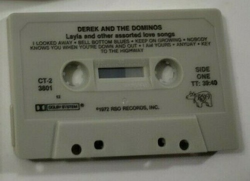 Derek And The Dominos Layla Other Assorted Love Songs Cassette Tape Eric Clapton - Picture 5 of 6