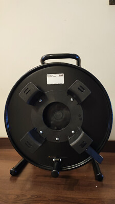 Schill HT-380.RM Steel Plate Cable Reel, black with Outside Spool