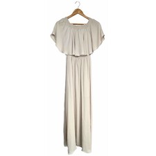 Show Me Your MUMU Hacienda Maxi Dress Show Me The Ring Crisp Size Large FLAW