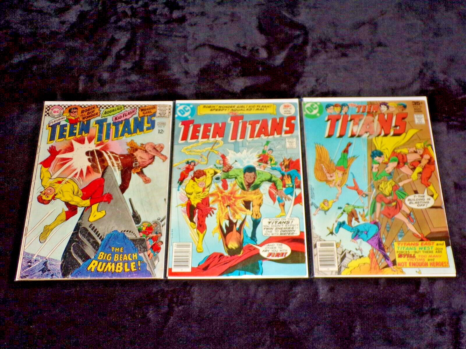 TEEN TITANS 9 47 51 DC COMICS SILVER-AGE LOT 1966 SERIES VOL 1 COLLECTION OF 53