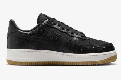 DZ2708-002 Nike Air Force 1 Low Black Ostrich (Women's) | eBay