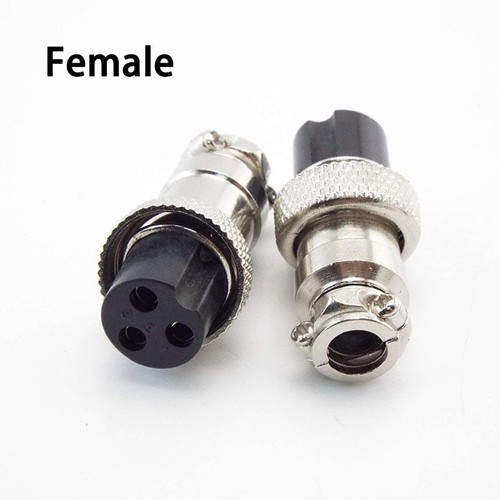 2-8pin GX16 Aviation Plug Nut Male Female Panel Mount Socket Cable Connector - Picture 5 of 9