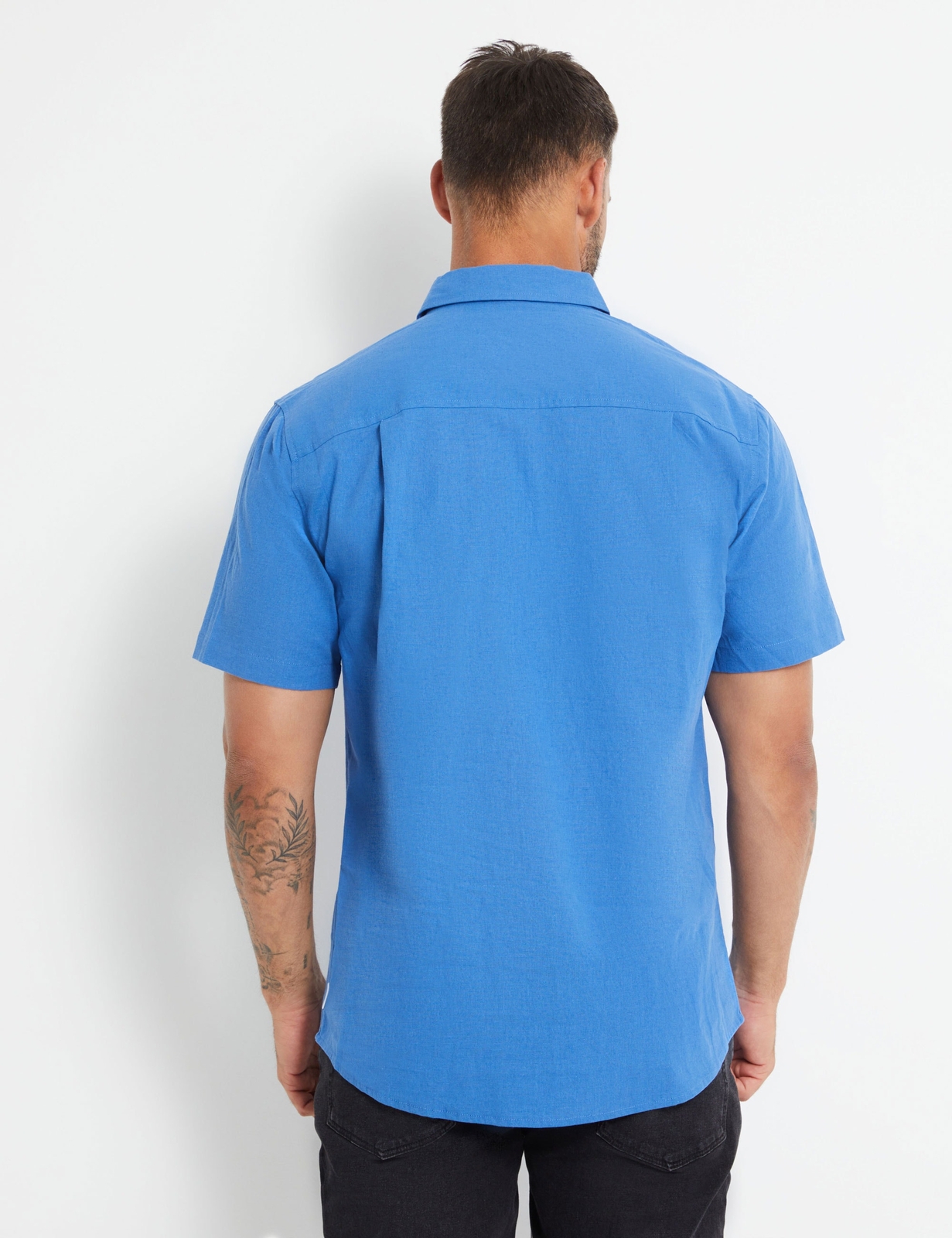 RIVERS Mens Tops Textured Linen Short Sleeve Shirt eBay