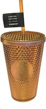 Starbucks 24 oz Iridescent Cold Cup - Copper (Starbuck's 50th Anniversary)