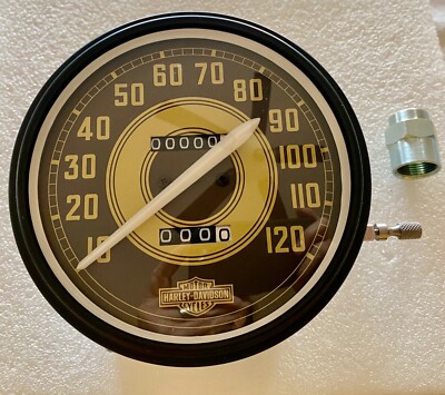 Harley 1941-46 Military OD Green WLA WLC UA Speedometer 2:1 Ratio