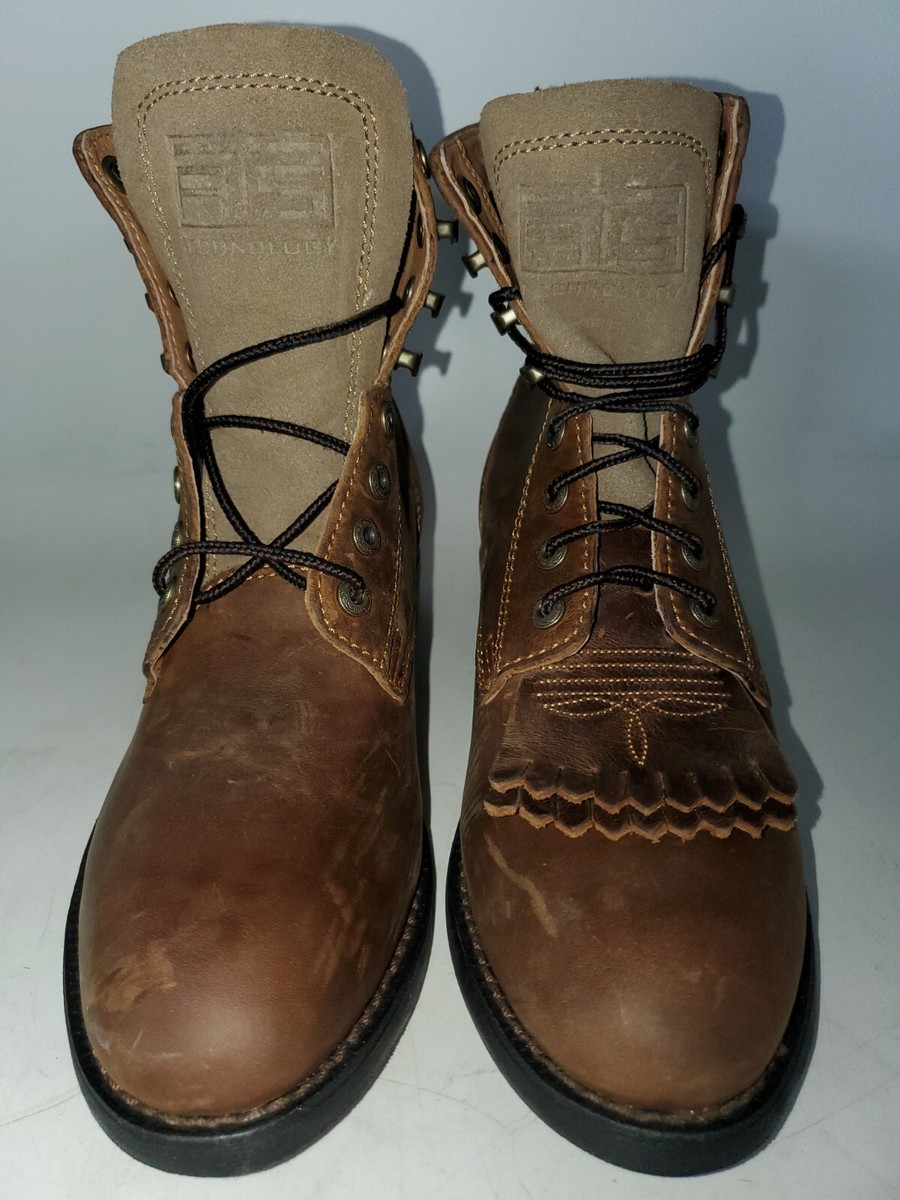 Bottes De Travail Ariat Heritage II Lacer - Noir - Femme 8.5 (39.5 EU) - Cuir