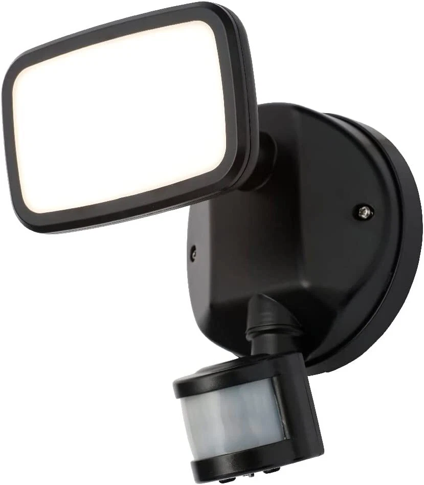 LED Outdoor Modern Single Head Flood Light with PIR Sensor 10W