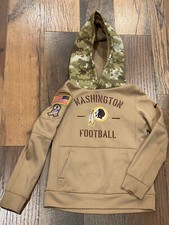 Washington Redskins NFL Nike 2019 Youth Boys Salute to Service Hoodie Small 8