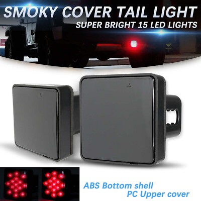 Run Brake Reverse Light LED Towing – Run/Brake/Reverse Functions, Fits Class III 2 Receiver Hitch Cover Light