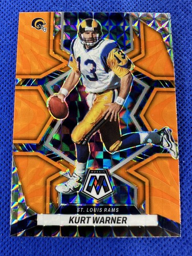 2022 #245 Kurt Warner Panini Mosaico Fútbol Naranja Reactivo Prizm - Imagen 1 de 2