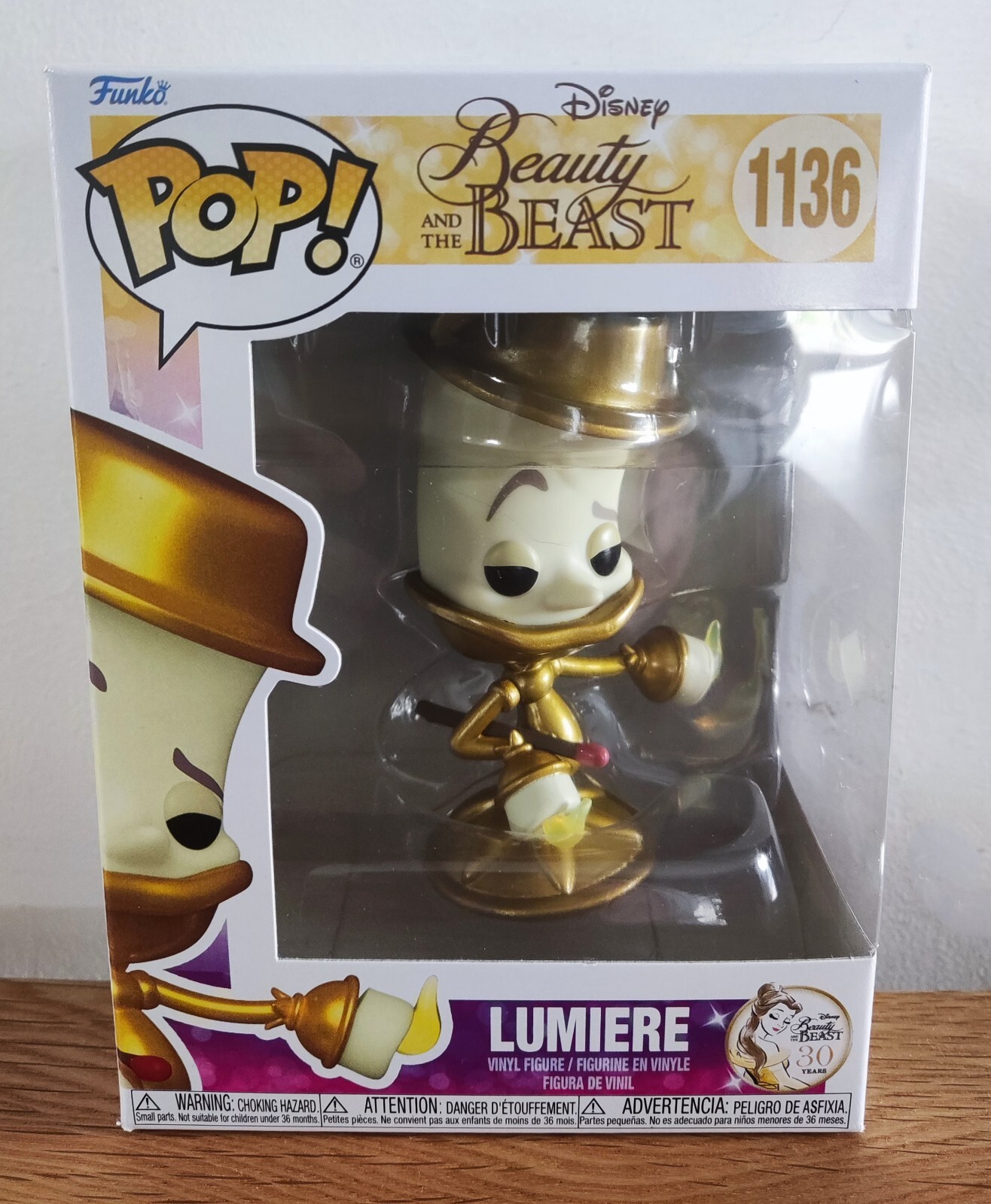 Funko Pop Disney Lumiere N°1136 figurine de collection aux finitions vinyle soignées