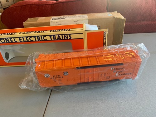 Coche frigorífico Lionel TTOS Cal-Stewart #459402 Pacific Fruit Express calibre 6-52073 O | Condition: New