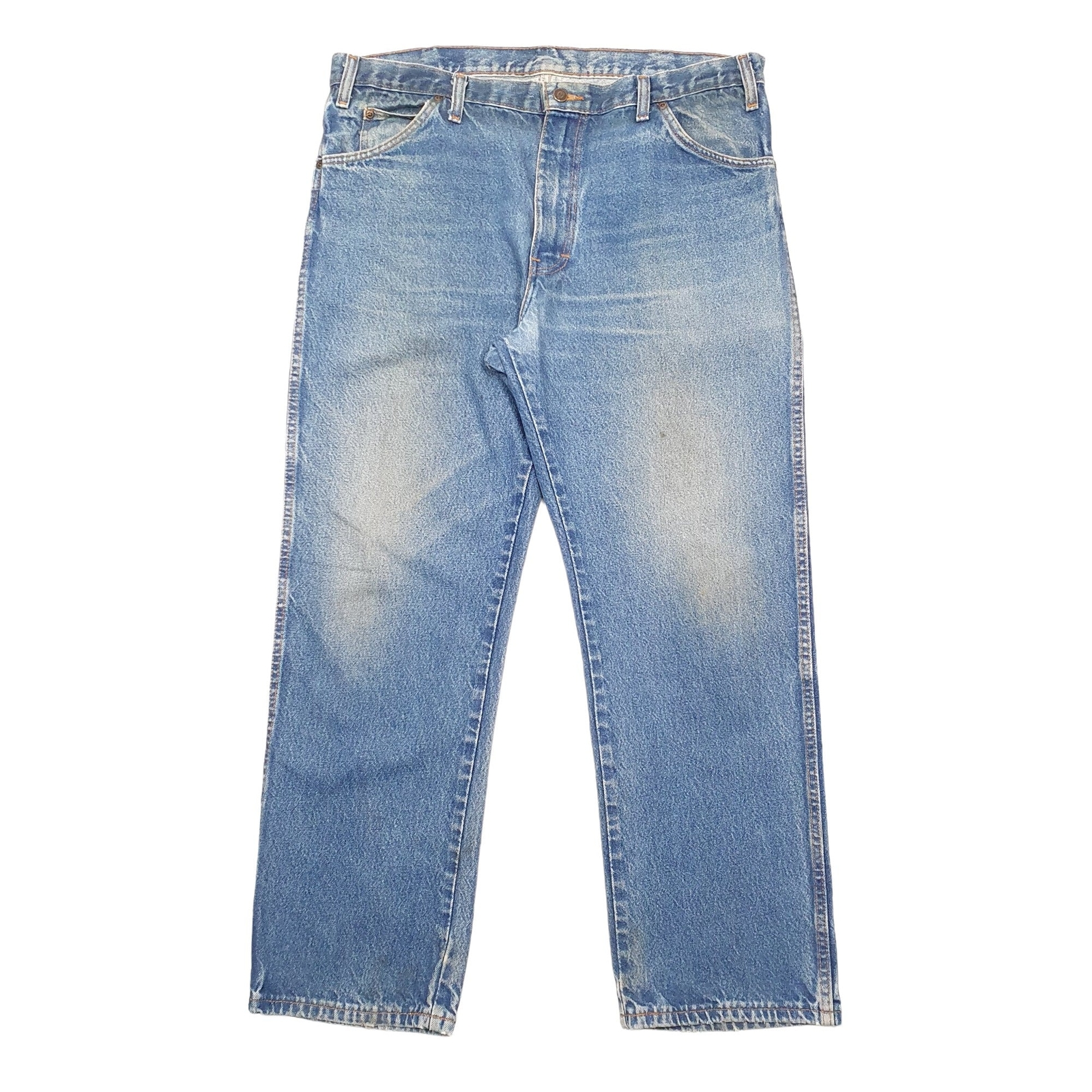 Mens DICKIES Regular Regular Fit Blue Denim Jeans Trousers W38 L30 image 2