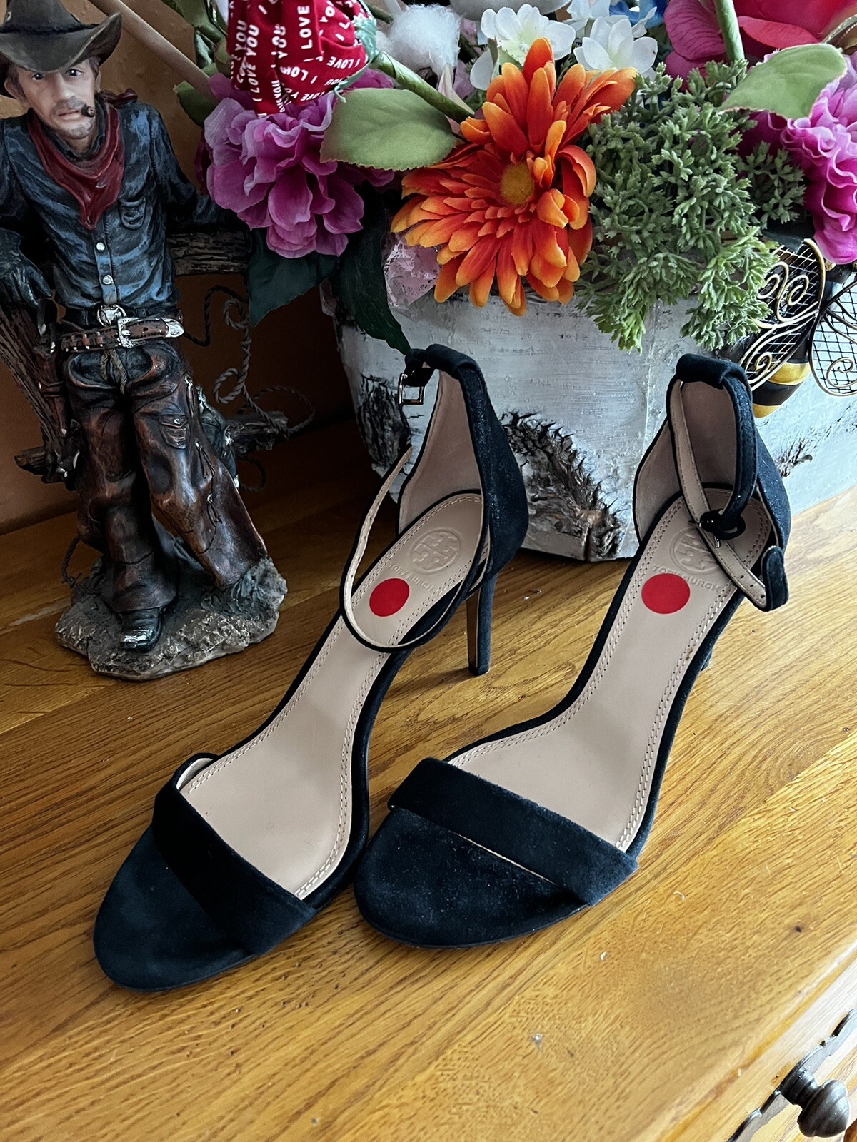 SAOLA Scarpe con tacco alto Tory Burch stile stile stiletto suola in pelle 8M