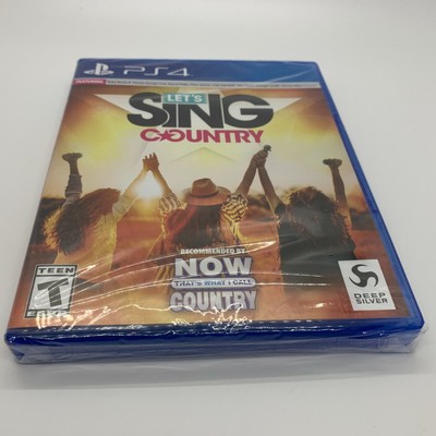 Let's sing country PlayStation 4 Brand New Sealed