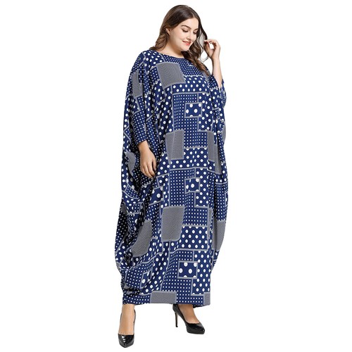 Maxi Vestido Dubai Musulmán Mujer Talla Grande Abaya Kaftan Bata Farasha Caftan Bata - Imagen 16 de 102