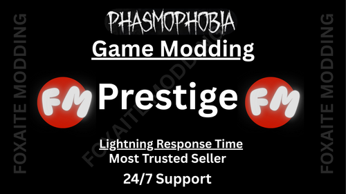 PHASMOPHOBIA PRESTIGES!!!! AND MONEY!!! FASTEST!!! (Steam/PSN/Xbox)