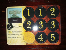 Wizkids Pirates CSG Maccus Pirates of the Caribbean Unpunched Rare