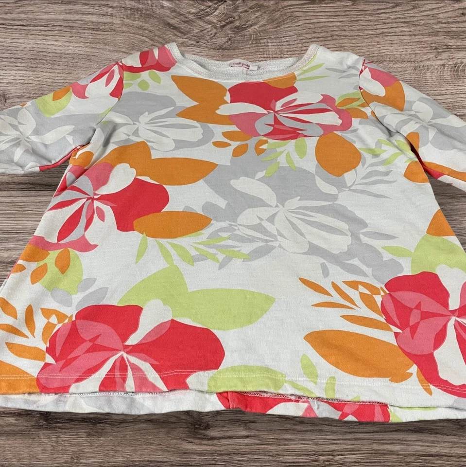 Sudadera Fresh Produce Grande Amarillo Estampado Hibisco Rosa Naranja EE. UU. 116 Foto 2 de 4