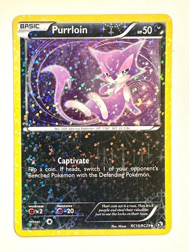Pokémon TCG Purrloin Legendary Treasures RC13/RC25 Uncommon | eBay