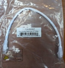 CAT6 Patch Cord 1 Ft White CAT6-001B-WHT 