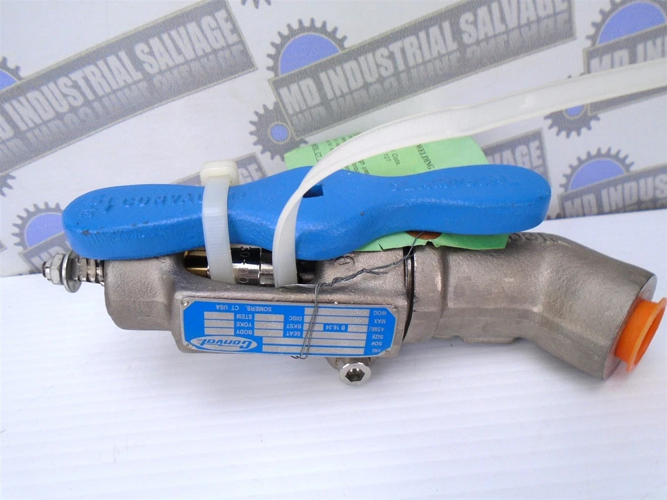 CONVAL - 12G2-S053D-1137 - 1/2" - Y Stainless Socket Weld Globe Valve - 3705 WOG - Image 4 of 4