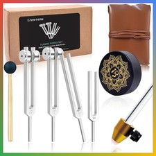 Healing Tuning Forks 4 Set Aluminum Sound Therapy Chakra Meditation Energy Work