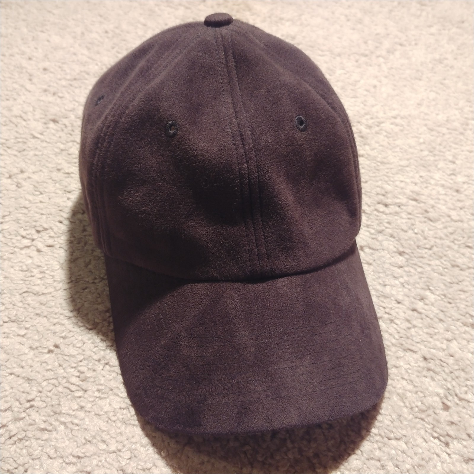 Plain Black Baseball Hat Cap Adjustable One Size … - image 2