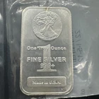 1 Troy Oz Fine Silver Bar .999 Fine Highland Mint "Walking Liberty Emblem"