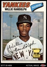1977 Topps #359 Willie Randolph Yankees ASR 5 - EX