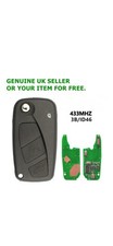 FOR FIAT PANDA 3 BUTTON REMOTE KEY FOB ID 46 CHIP 2003-2011