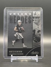 2020 Panini Absolute Hunter Renfrow UH-HR Unsung Heroes Las Vegas Raiders