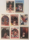 Michael Jordan 8 Card Lot Upper Deck SP1 1988/89 Fleer  Sticker - Hoops + Skybox
