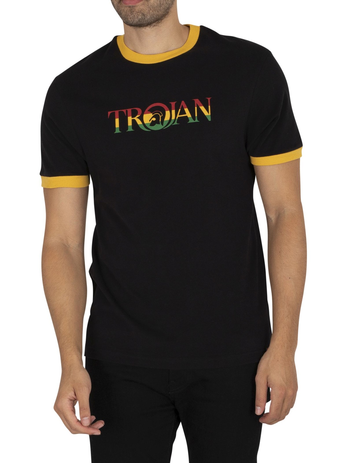 Trojan Men's Rasta Branded T-Shirt - Image 2