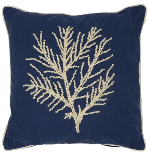 Style Furnishings Knotty Coral Filled Cushion - Picture 1 of 4