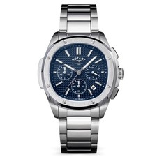 Image of Rotary Watch Mens RGB10031-05 Apex 100 Blue Dial Chronograph RRP £269.00