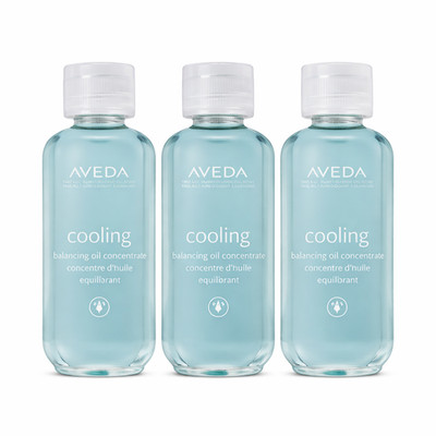 Aveda Cooling Balancing Oil Concentrate Pack of 3, 50ml / 1.7oz