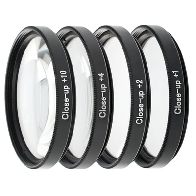 ayex Close up Makro Linsen Set 43mm - 4 teilig (+1, +2, +4, +10)