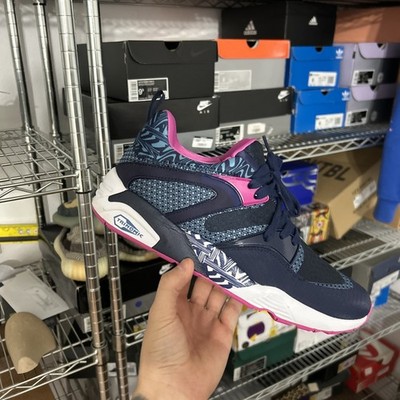 Size 9.5 - PUMA Blaze of Glory Woven Black Pink Og All VNDS