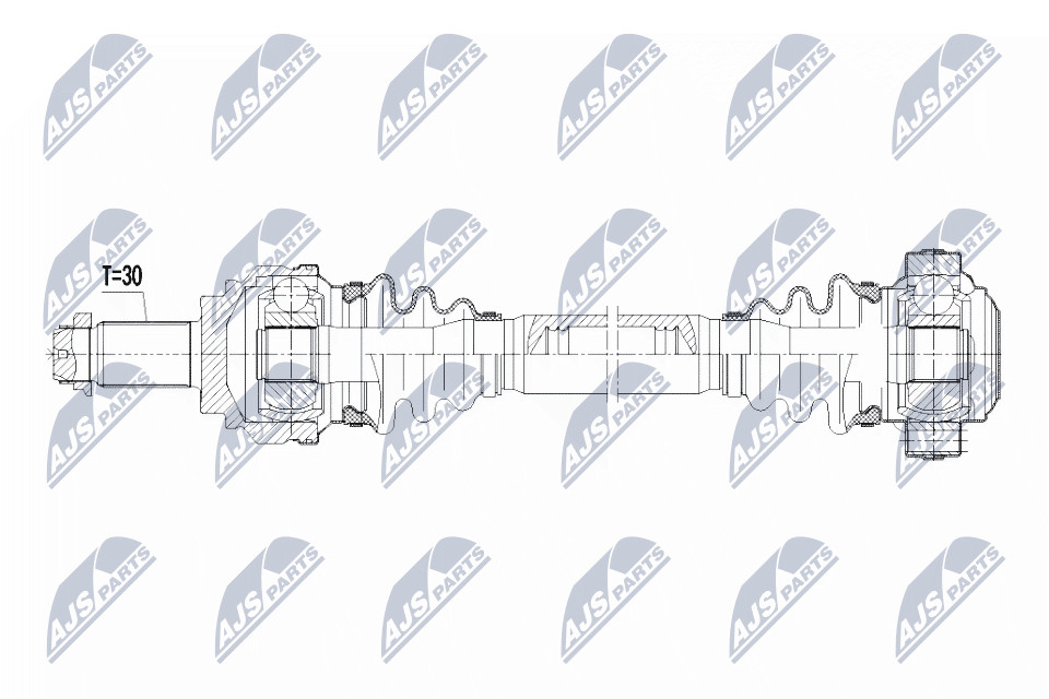 N.T.Y. NPW-BM-037.NTY Drive Shaft for BMW