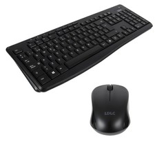 Jeu de clavier à membrane RF sans fil (QWERTY espagnol) & souris optique