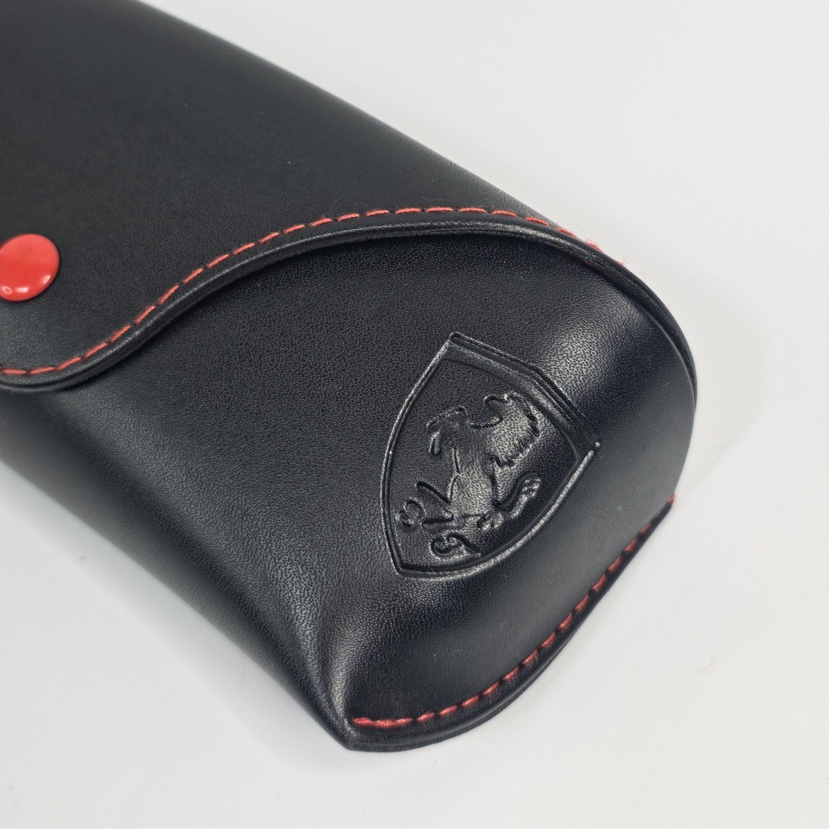 Ray-Ban x Ferrari Case for Sunglasses Black Red Snap Standard Size