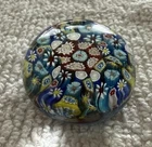 New Murano Millefiori Paperweight Made In Italy