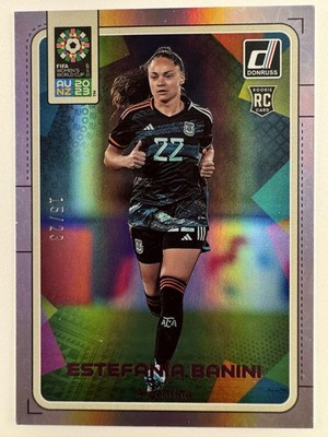 2023 Donruss FIFA Women's World Cup #2 Estefania Banini Pink /23 RC Argentina