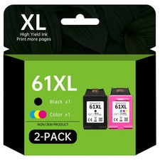 61 XL Ink Cartridge compatible for HP 61XL Deskjet 2541 2542 1512 2050 2510 Lot