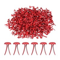 FüR 1000 StüCk Messing Heftklammern, Rot, 8 X 15 Mm