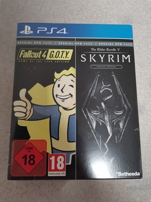 Fallout 4 GOTY   Edler Scrolls Skyrim Special Edition   Ps4