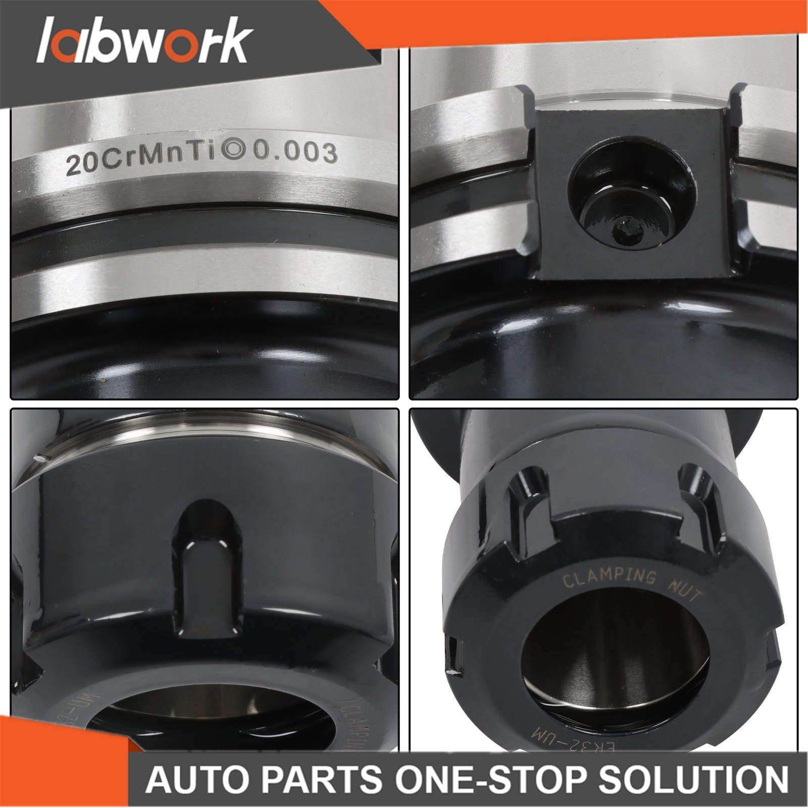 Labwork Precision Balanced CAT40-ER32-4 Collet Chuck Tool Holder 3pcs 25000 RPM thumbnail 22