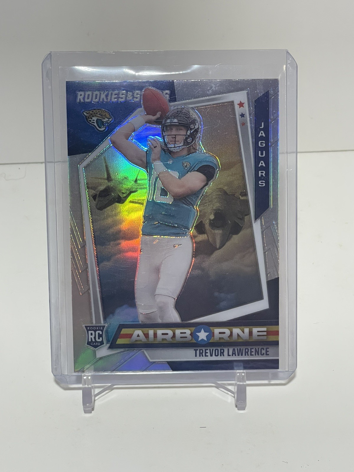 2021 Panini Rookies & Stars Airborne Silver Trevor Lawrence #AB-16