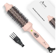Aima Beauty Hot Brush Curling Iron Brush Styler Ion Technology Anti Scald